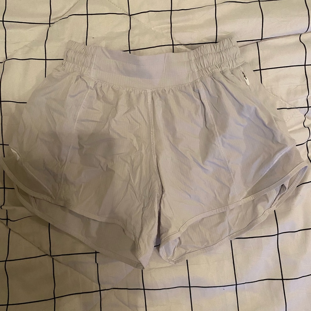 Lululemon Hottie Hot White Shorts